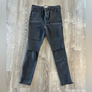 Madewell 10-inch jeggings, black